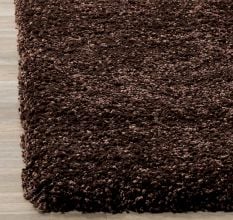 Modern Brown Shaggy Hall Carpet